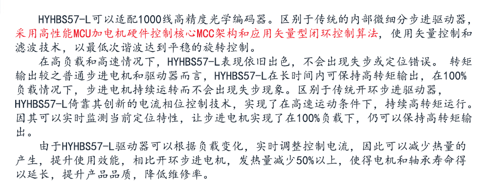 57閉環(huán)步進(jìn)電機(jī)驅(qū)動器HBS57L/HBS57L/ 高速57閉環(huán)驅(qū)動器(圖1)